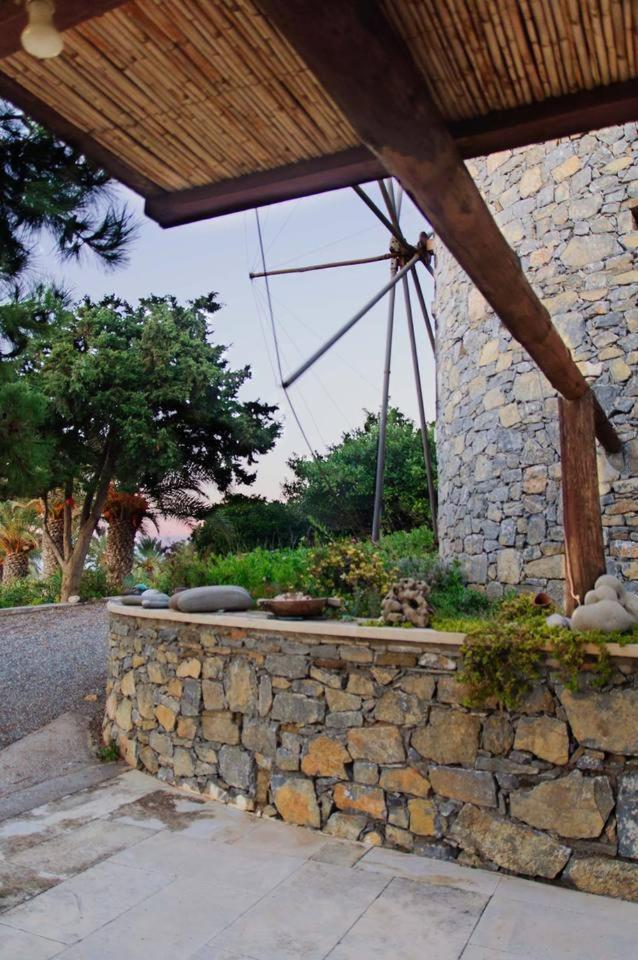 Authentic Cretan Stone Windmill Sitia (Crete) Exterior foto