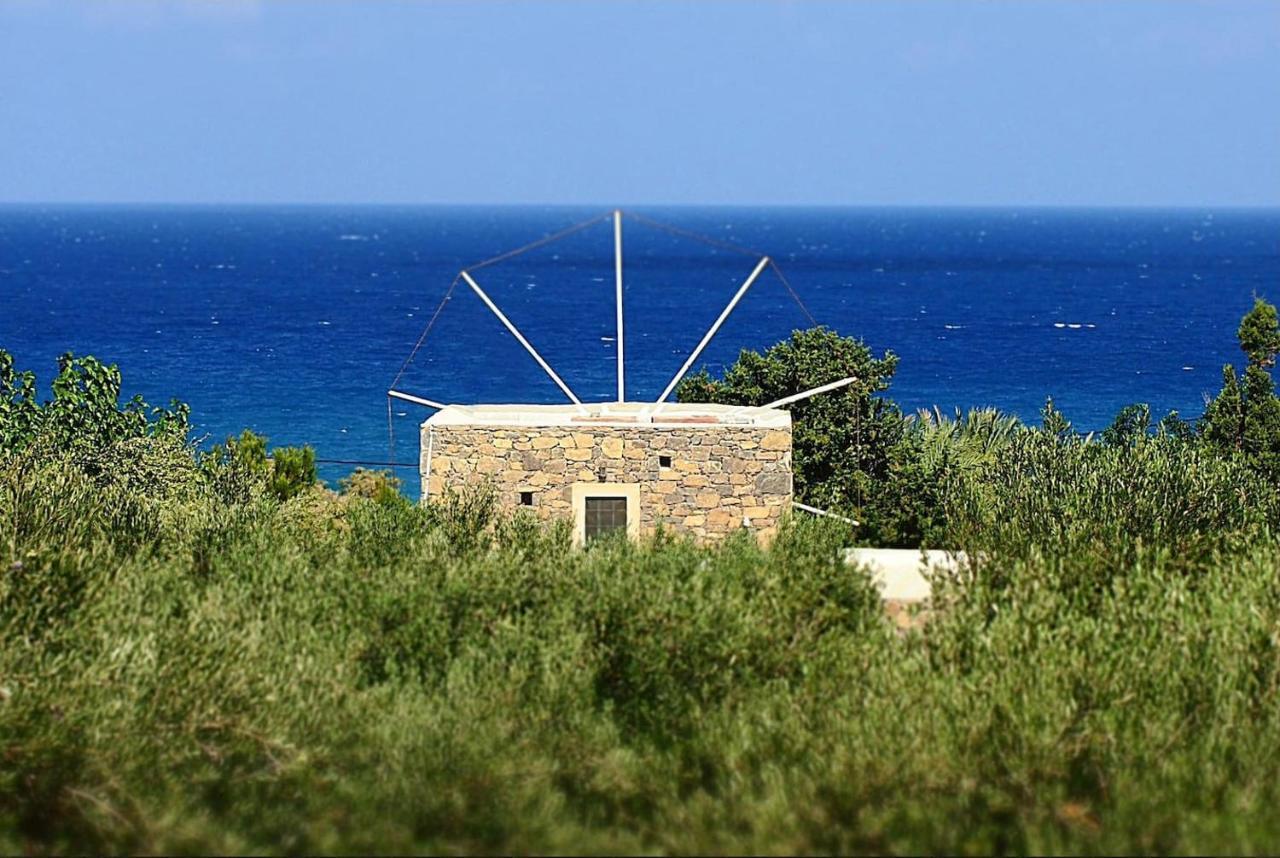 Authentic Cretan Stone Windmill Sitia (Crete) Exterior foto