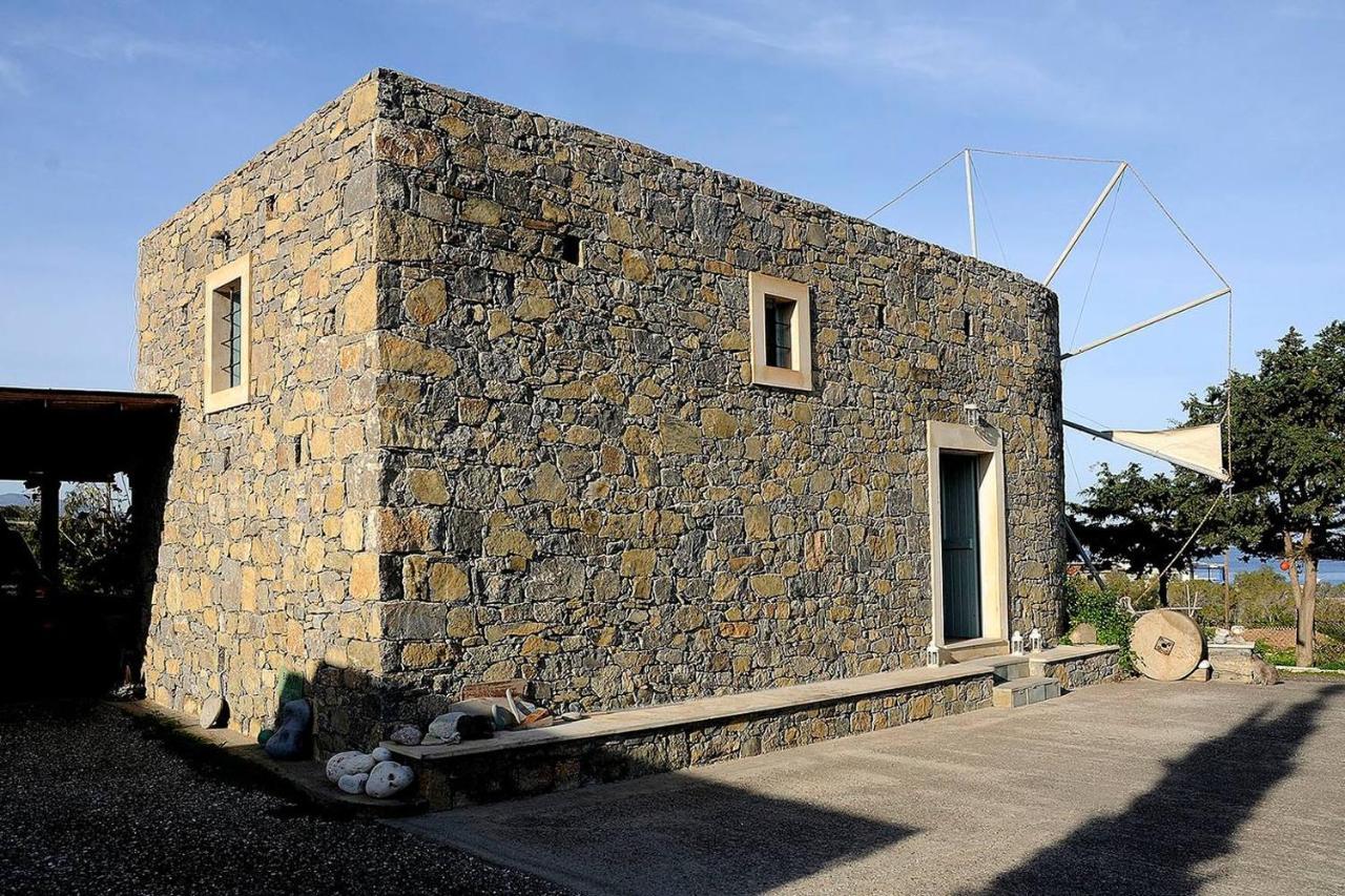 Authentic Cretan Stone Windmill Sitia (Crete) Exterior foto